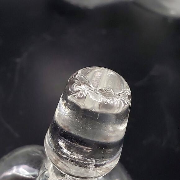 Orrefors Petite Bottle Decanter Liquor Blown Glass Stopper Cordial Bar Swedish - Picture 6 of 9